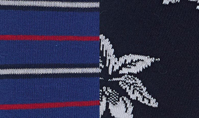 Shop Polo Ralph Lauren Bearwaiian 2-pack Socks In Navy/ Royal