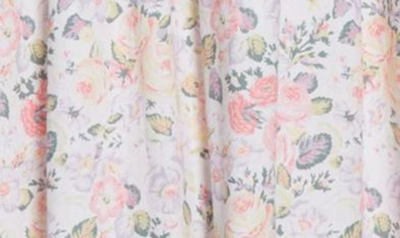 Shop Batsheva Ruthin Floral Print Ruffle Dress In Quartet