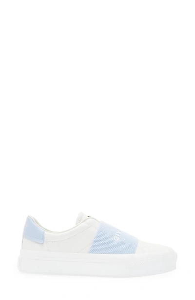 Shop Givenchy City Sport Slip-on Sneaker In White/ Blue