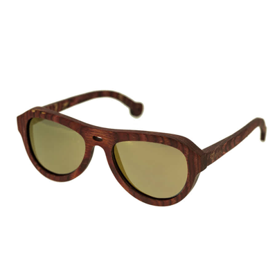 Shop Spectrum Keaulana Wood Sunglasses In Cherry / Gold / Spring