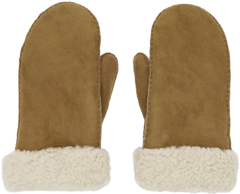ISABEL MARANT｜ (MULFI (GA002CFB B3C19A 23NL)) Isabel Marant Mulfi Gloves In Natural - 50% Off | Editorialist