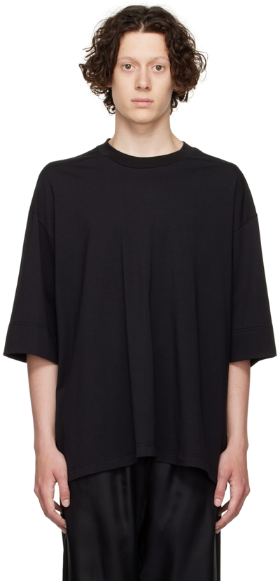 Shop Fear Of God Black Cotton T-shirt