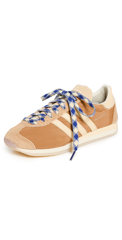 Shop Adidas Originals X Wales Bonner Country Sneakers In Mesa/easyel/c White