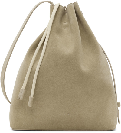 Shop Aesther Ekme Ssense Exclusive Beige Mini Sac Shoulder Bag In 185 Lt Oliv
