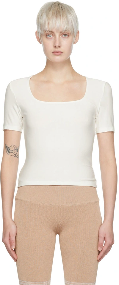 Determ White Rayon T-shirt In White