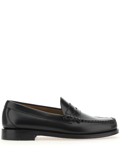 Shop G.h. Bass & Co. Leather Loafers In Black