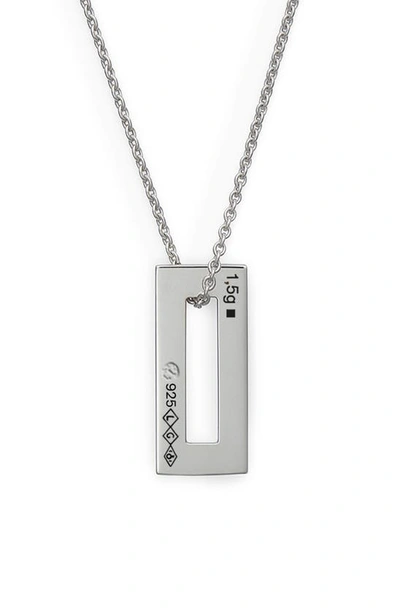 Shop Le Gramme 1.5g Reversible Sterling Silver Pendant Necklace