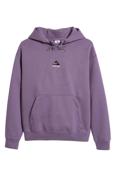 Nike Acg Therma-fit Fleece Pullover Hoodie In Canyon Purple,amethyst  Wave,summit White | ModeSens