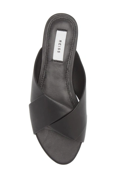 Shop Reiss Brooke Slide Sandal In Black