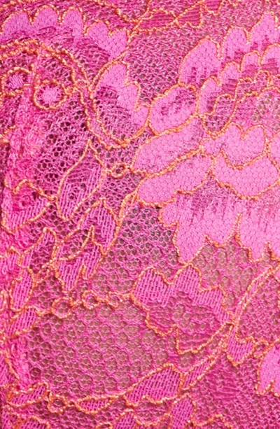 Shop Skarlett Blue 'minx' Unlined Lace Demi Underwire Bra In Magnolia / Summer Coral
