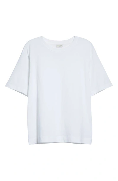 Shop Dries Van Noten Heydu Cotton T-shirt In White