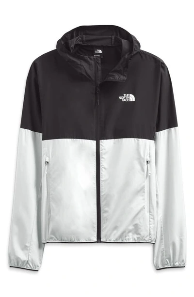 Shop The North Face Flyweight Wind Resistant Zip Hoodie In Tnf Black/ Tin Grey