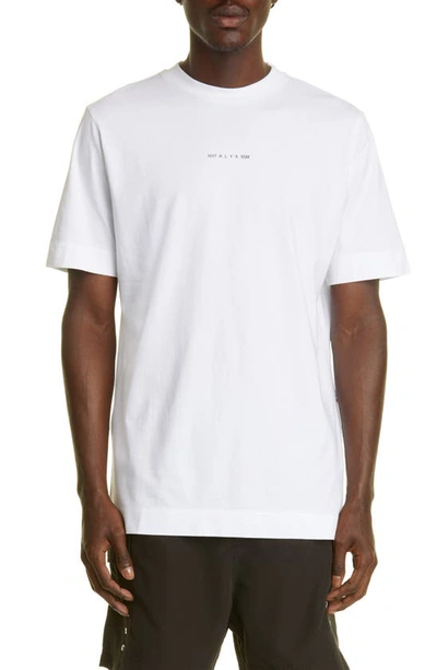 Shop Alyx Sphere Logo Graphic Tee In White