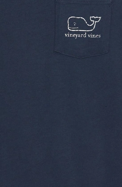 Shop Vineyard Vines Vintage Whale Pocket T-shirt In Blue Blaze