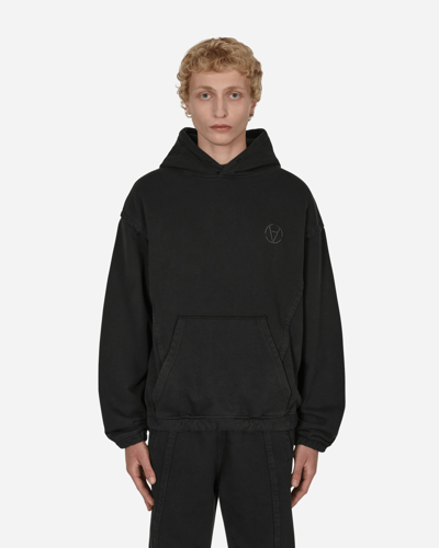 Shop Slam Jam Panel Basic Hooded Sweatshirt In Black