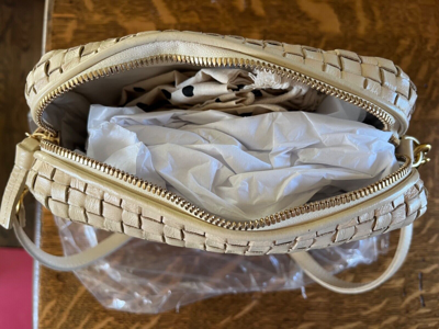 Clare V. Midi Sac Bag in Natural Cream Woven – AZURE