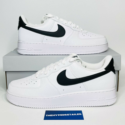 Pre-owned Nike Air Force 1 '07 Shoes White Black Ct2302-100 Men's Sizes ...