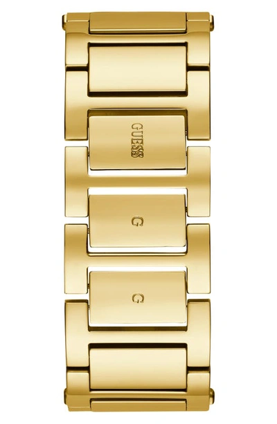 Shop Guess Analog Bracelet Watch, 22mm In Gold Tone