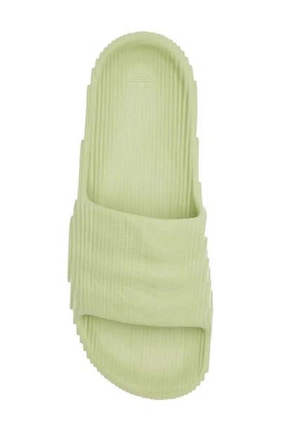 Shop Adidas Originals Adilette 22 Sport Slide Sandal In Magic Lime/ Magic Lime