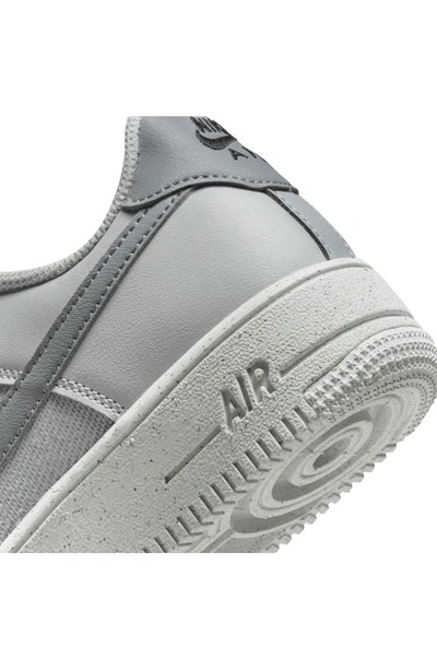 Shop Nike Kids' Air Force 1 Crater Sneaker In Smoke Grey/ Ash Grey