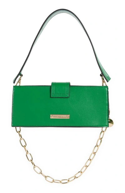 Shop Aldo Trezor Shoulder Bag In Green