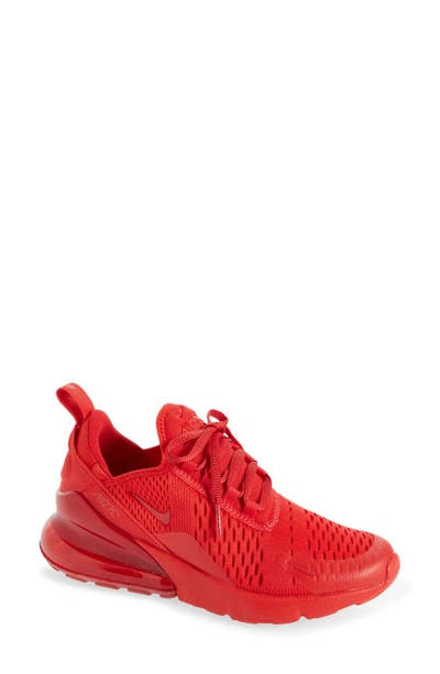 Shop Nike Kids' Air Max 270 Sneaker In University Red/ Red/ Black