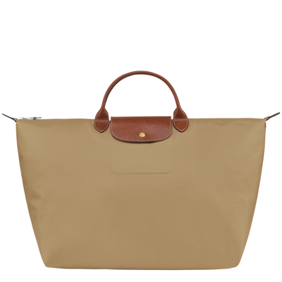 Longchamp Travel Bag L Le Pliage Original In Desert | ModeSens