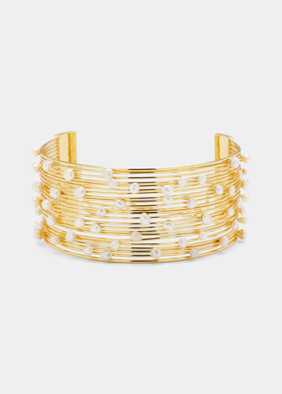 Shop Cult Gaia Nika Choker Necklace In Gold