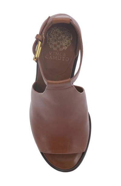 Shop Vince Camuto Frasper Sandal In Cocoa Biscuit
