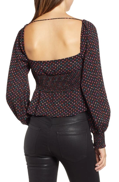Afrm Isadora Corset Top In Multi Geo