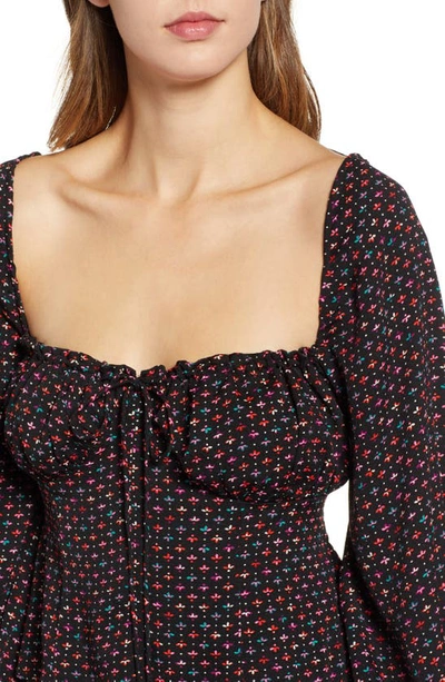 Afrm Isadora Corset Top In Multi Geo
