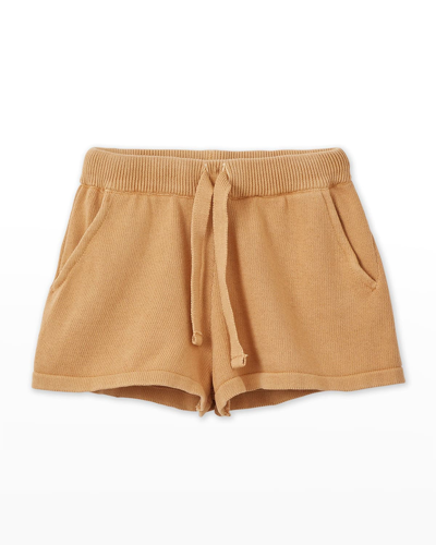 Shop Vild - House Of Little Kid's Cotton Shorts In Standstone