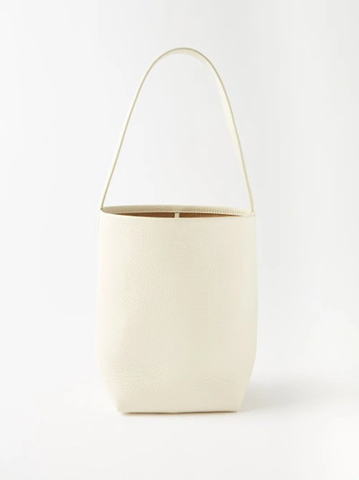 White Park small grained-leather shoulder bag