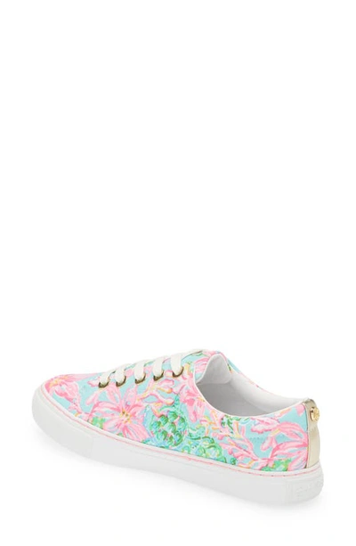 Shop Lilly Pulitzer Abigail Sneaker In Surf Blue