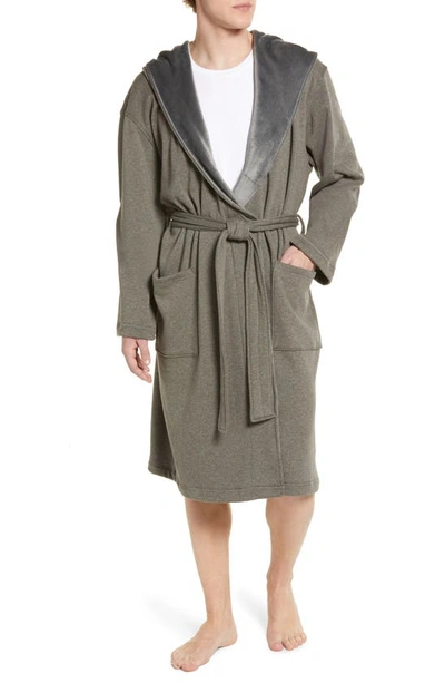 Shop Ugg 'brunswick' Robe In Rock Ridge Heather