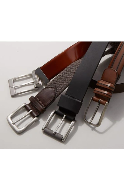 Shop Ted Baker Reversible Leather Belt In Navy