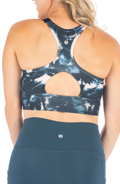 Love And Fit Cambria 2 Racerback Nursing Sports Bra In Glacier