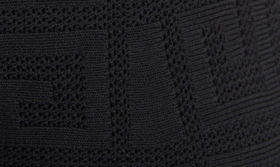 Shop Givenchy 4g Logo Knit Minidress In 001-black