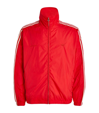 Shop Adidas Originals Adidas X Wales Bonner Track Jacket In Red