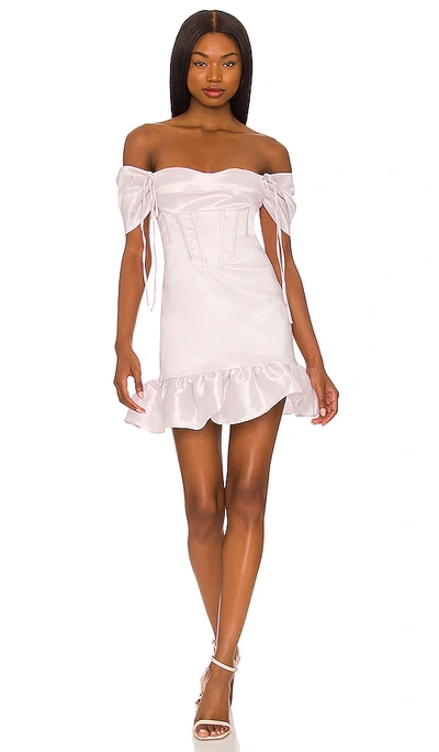 Shop Lpa Rosa Mini Dress In Lavender