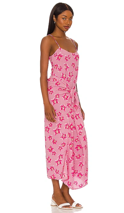 Shop Acacia Baya Rayon Dress In Pink