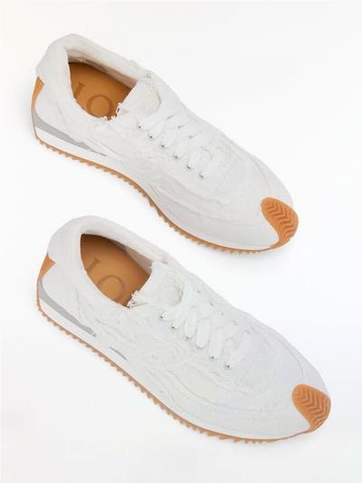 Shop Loewe Flow Runner Sneakers In White