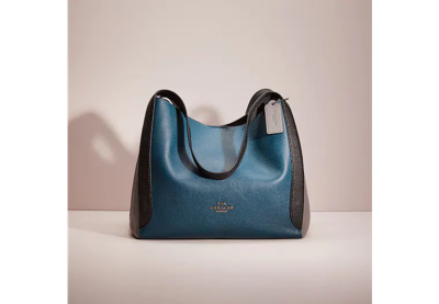 COACH POLISHED PEBBLE leather Hadley Hobo In Colorblock Gm/Peacock Multi  76088 $299.00 - PicClick