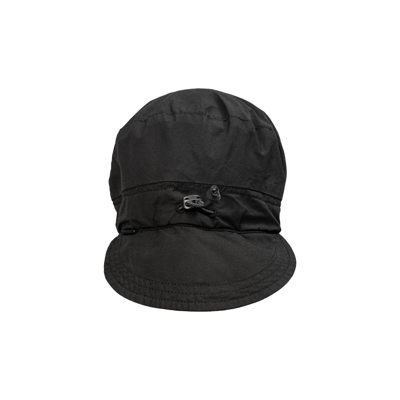 Shop The Viridi-anne Black Cotton Mask Cap