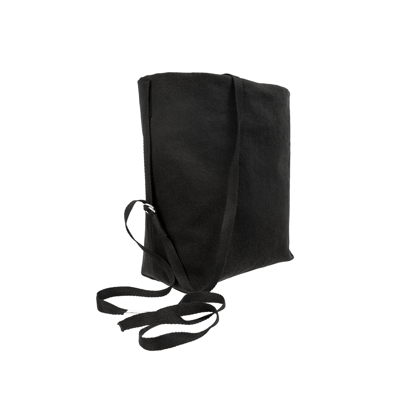 Shop Ann Demeulemeester June Small Shoulder Bag Denim In Black