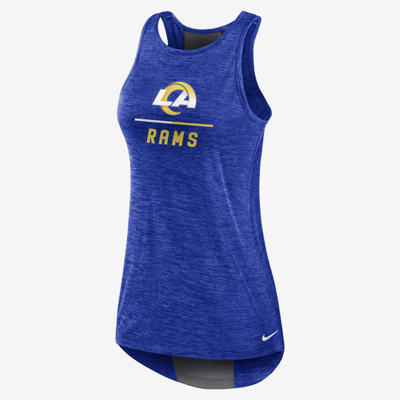 Shop Nike Women's Dri-fit (nfl Los Angeles Rams) Tank Top In Blue