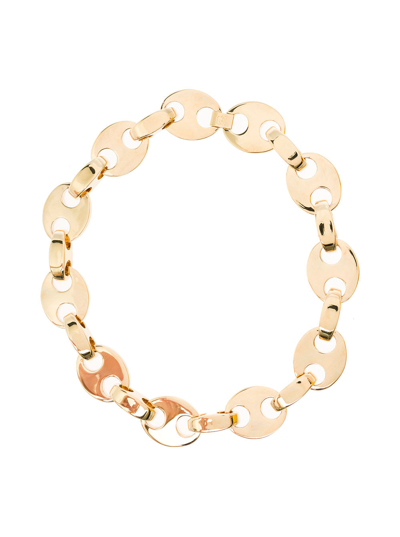 Shop Paco Rabanne Woman's Brass Chain Necklace In Metallic