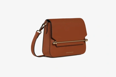Strathberry Ace Mini In Chestnut Luxury Designer Handbags In Tan