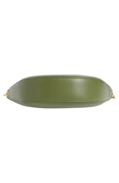 Shop Loewe Small Luna Leather Shoulder Bag In Avocado Green 3949