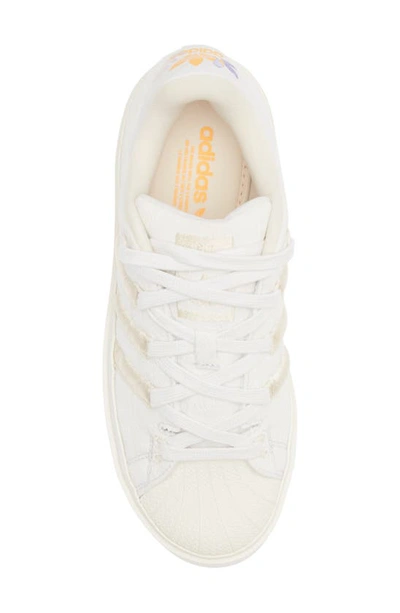 Adidas Originals Adidas Superstar Bonega Sneakers In White Fabric In Crystal White/white/white